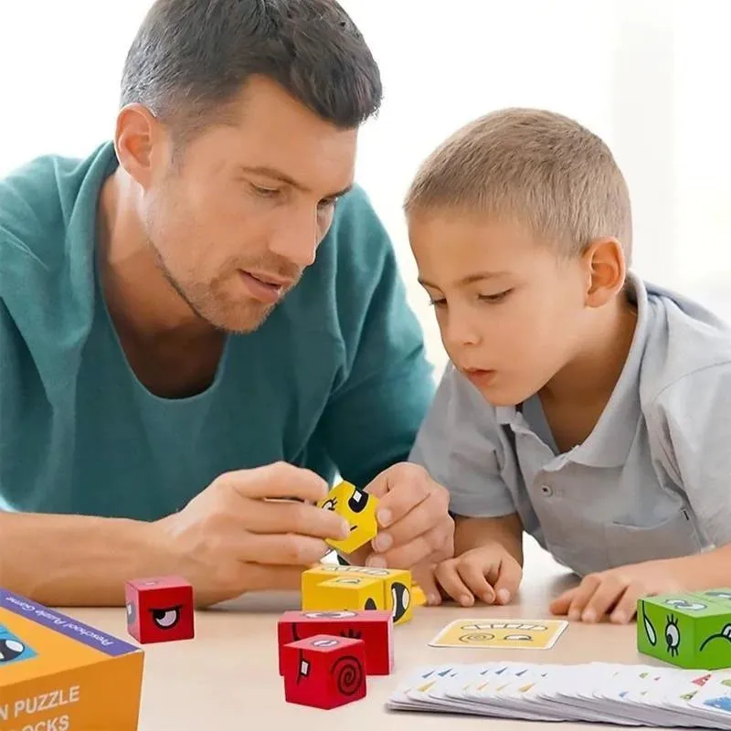 3D Puzzle Face-Changing Magic Cube